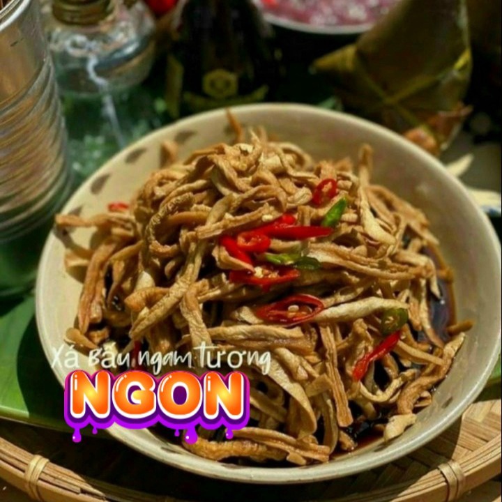 XÁ BẤU TRỘN NƯỚC TƯƠNG TỎI ỚT