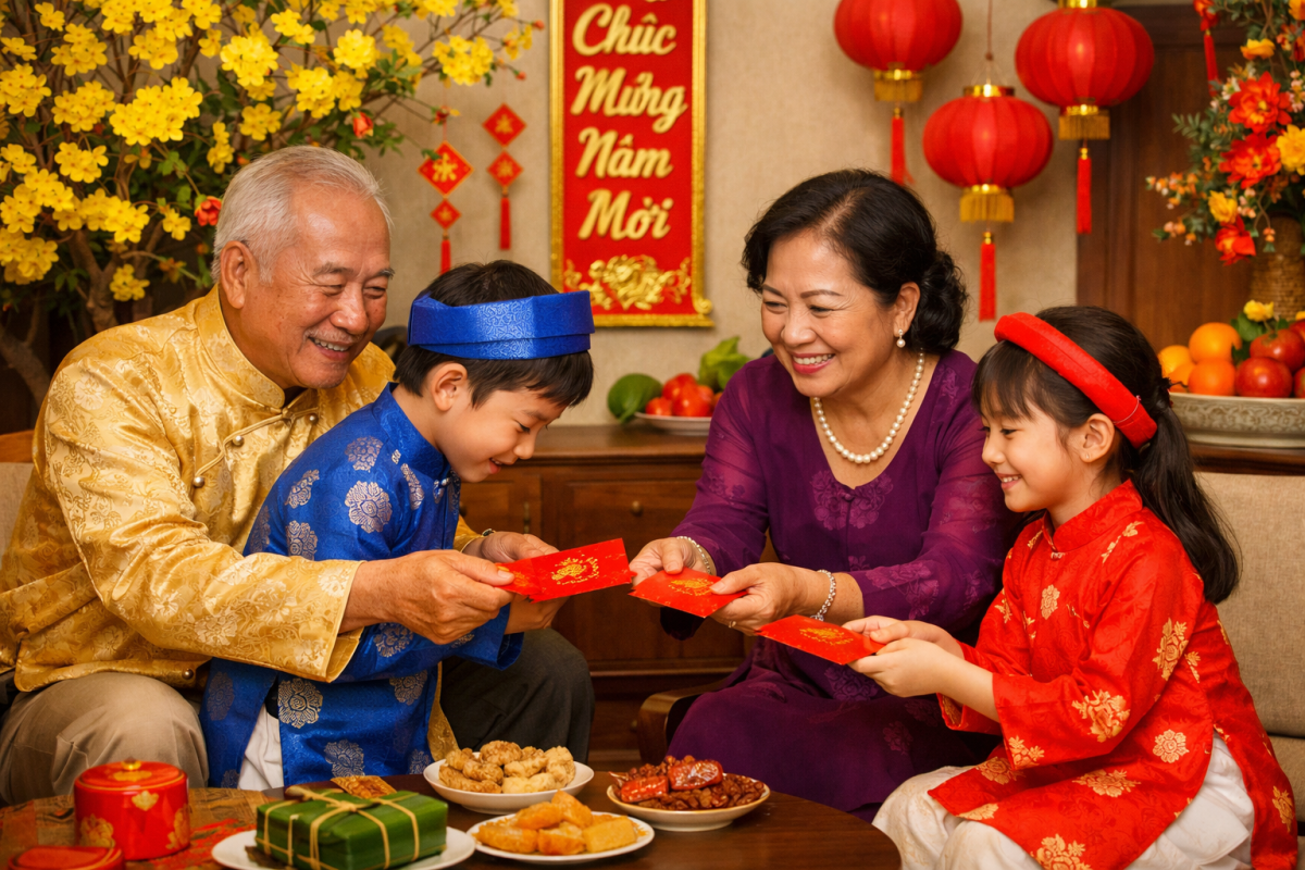 Ý NGHĨA VĂN HÓA CỦA TỤC LÌ XÌ ĐẦU NĂM