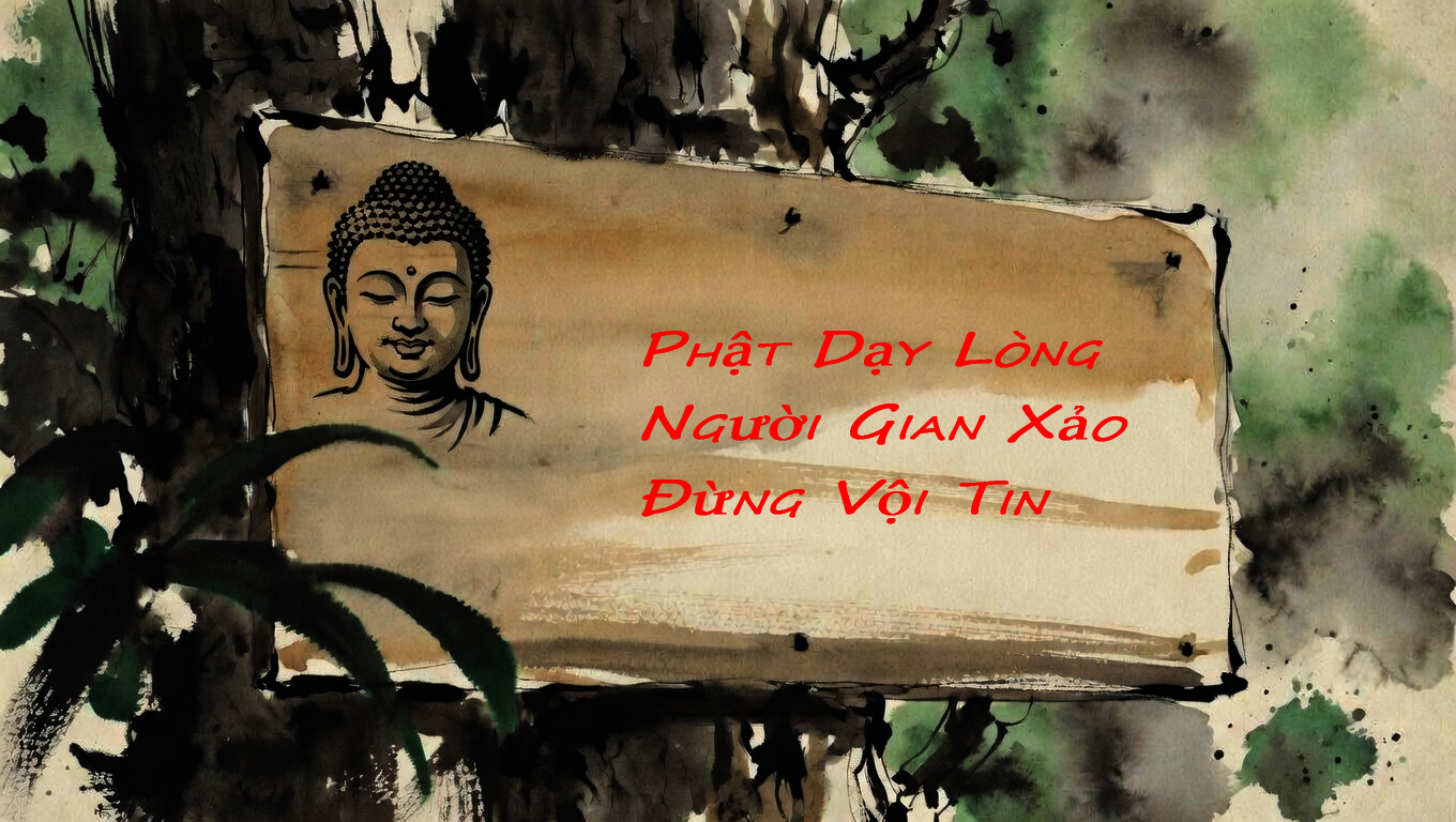 Phật Dạy Lòng Người Gian Xảo Đừng Vội Tin