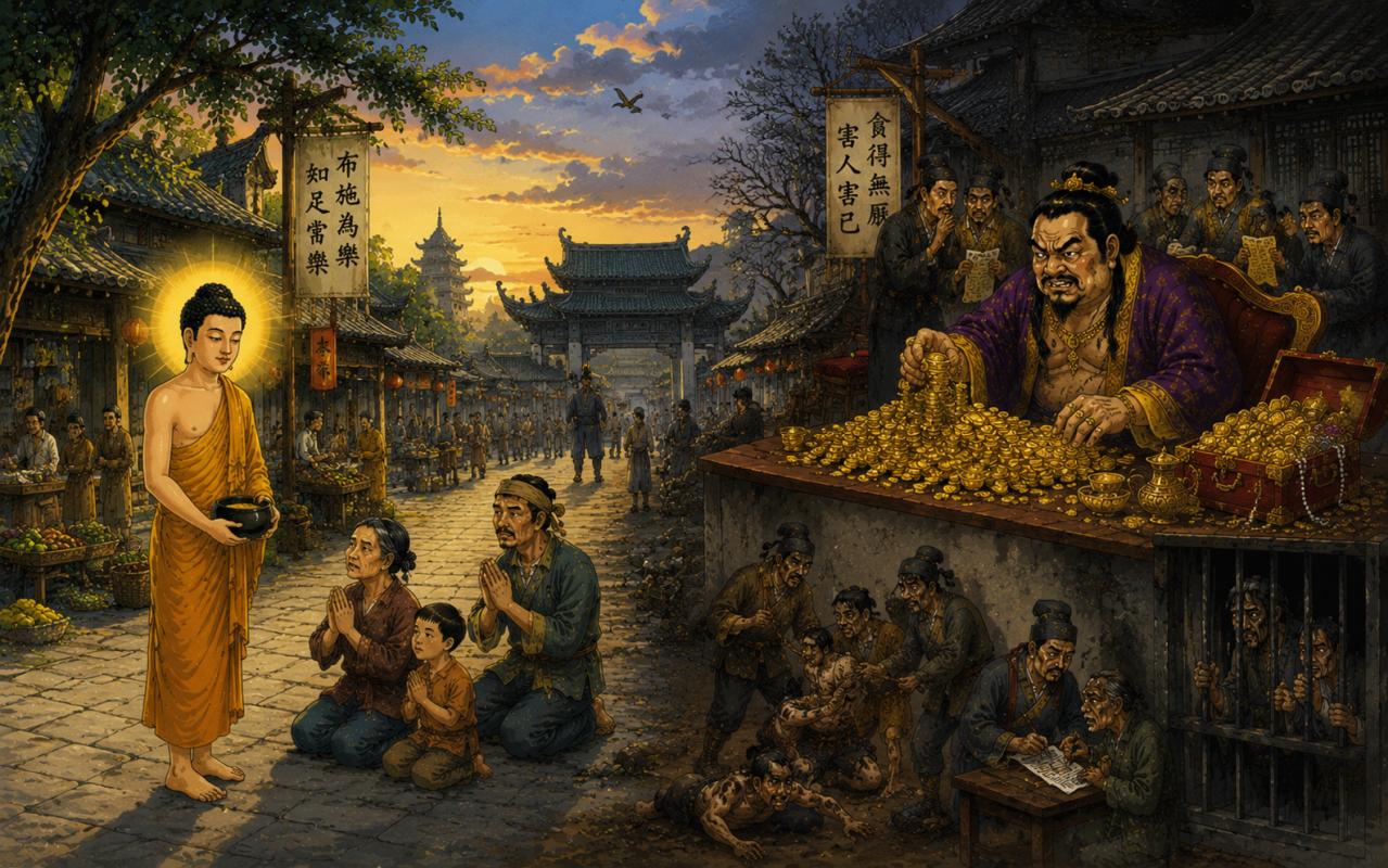 lời phật dạy LÒNG THAM ĐƯA ĐẾN TỘI LỖI